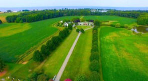 Aerial view - Charming Room Rental for a Weekend Getaway on Maryland's Eastern Shore (Rock Hall)