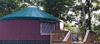 Superb Yurt Rental near George Washington National Forest in Luray, Virginia