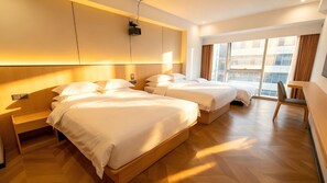 Daunenbettdecken, schallisolierte Zimmer, Bettwäsche