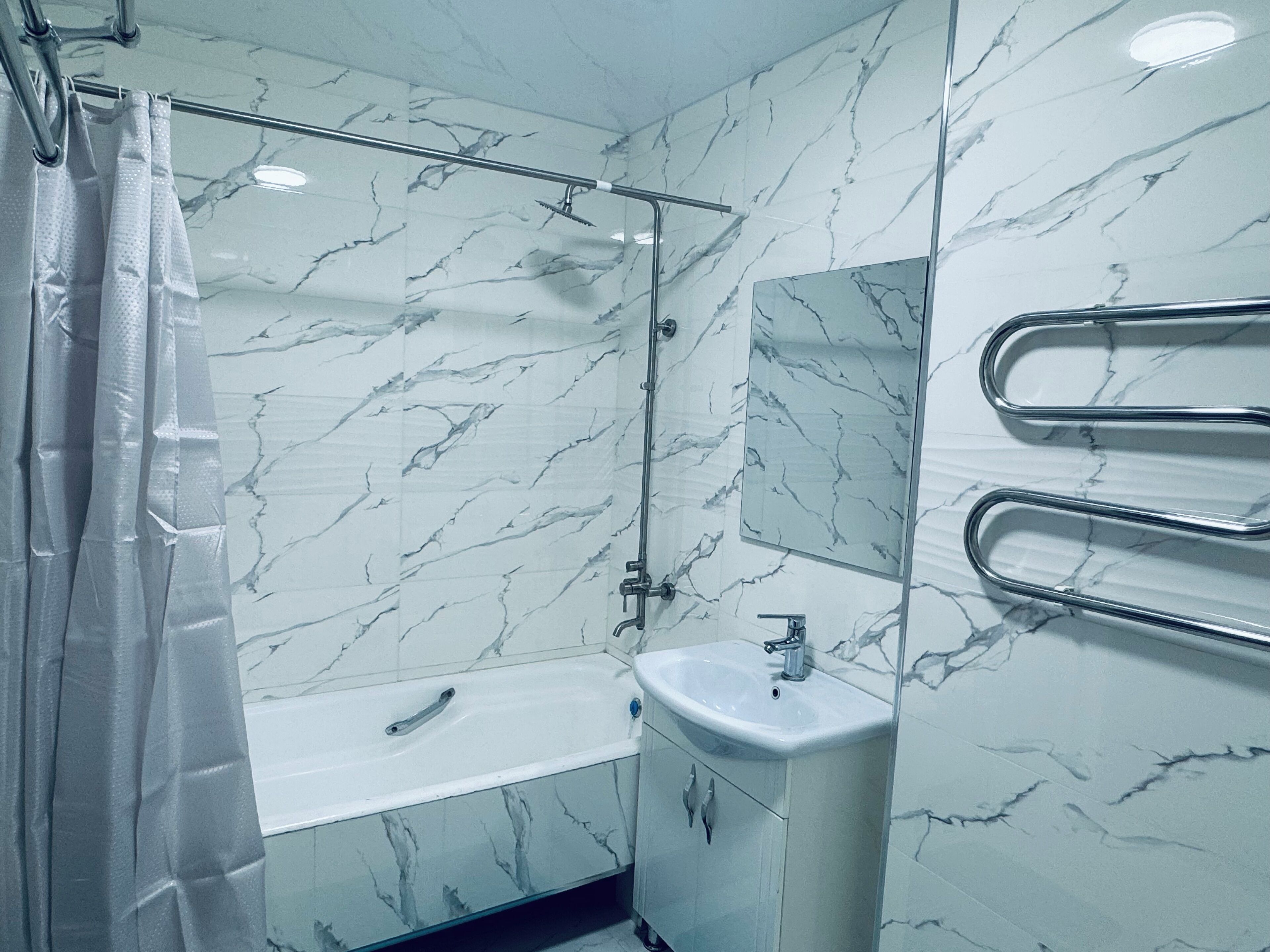 Appartement, balcon, vue ville | Salle de bain