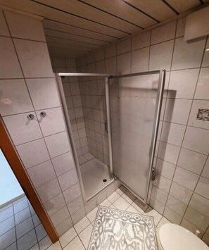 Shower, hair dryer - Holiday apartment in Rhön with 1 bedroom (Ehrenberg - Wüstensachsen)