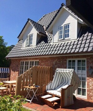 Terrace/patio - Holiday apartment with 0 bedrooms (St. Peter Ording)