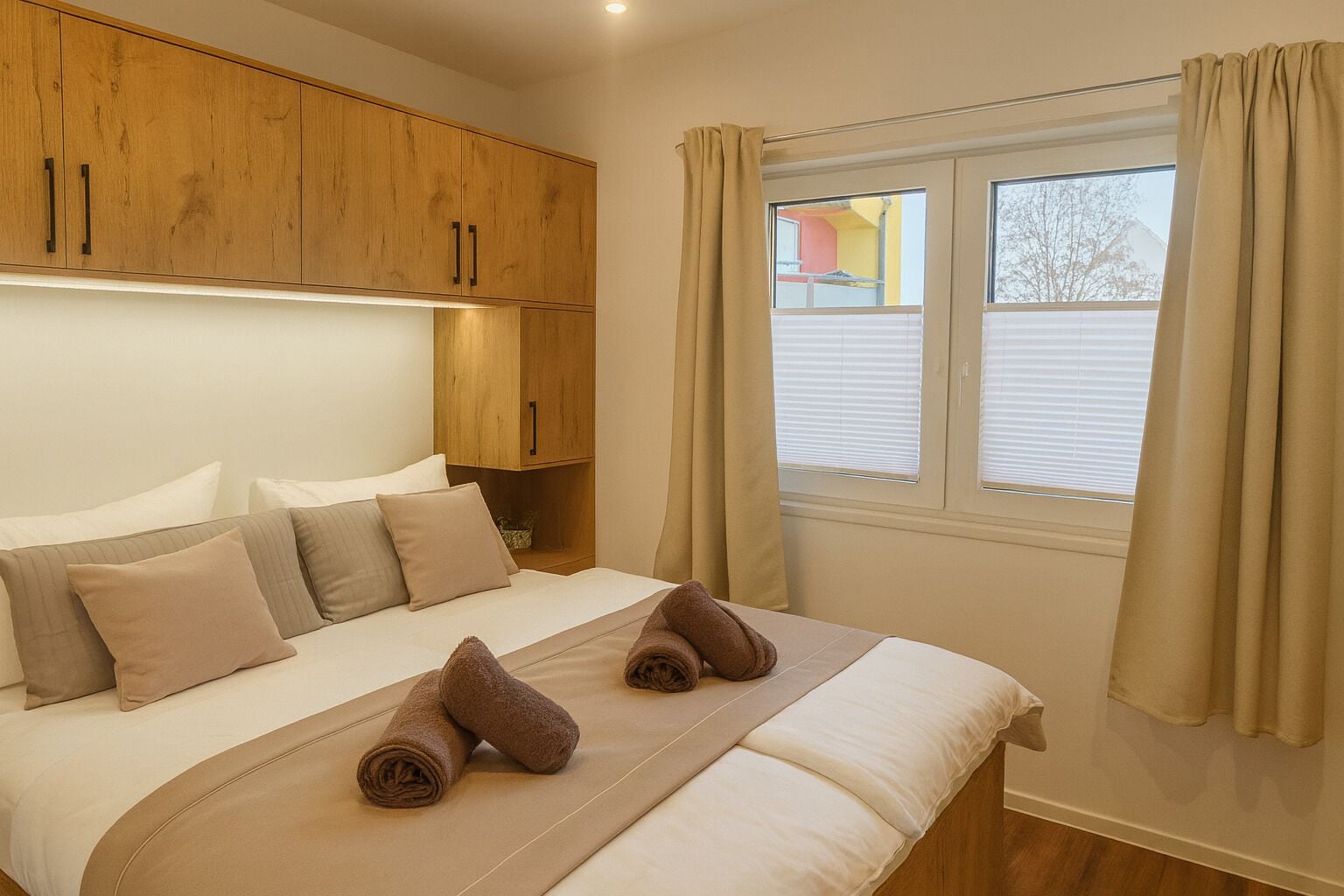 Iron/ironing board, travel cot, free WiFi, bed sheets