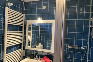 Shower, hair dryer