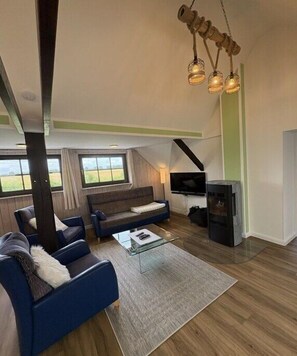 Smart TV, fireplace, books - Holiday apartment with 1 bedroom (Sundhagen OT Tremt)