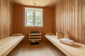 Sauna - Holiday home in Midlum with sauna and Wi-Fi (Midlum)