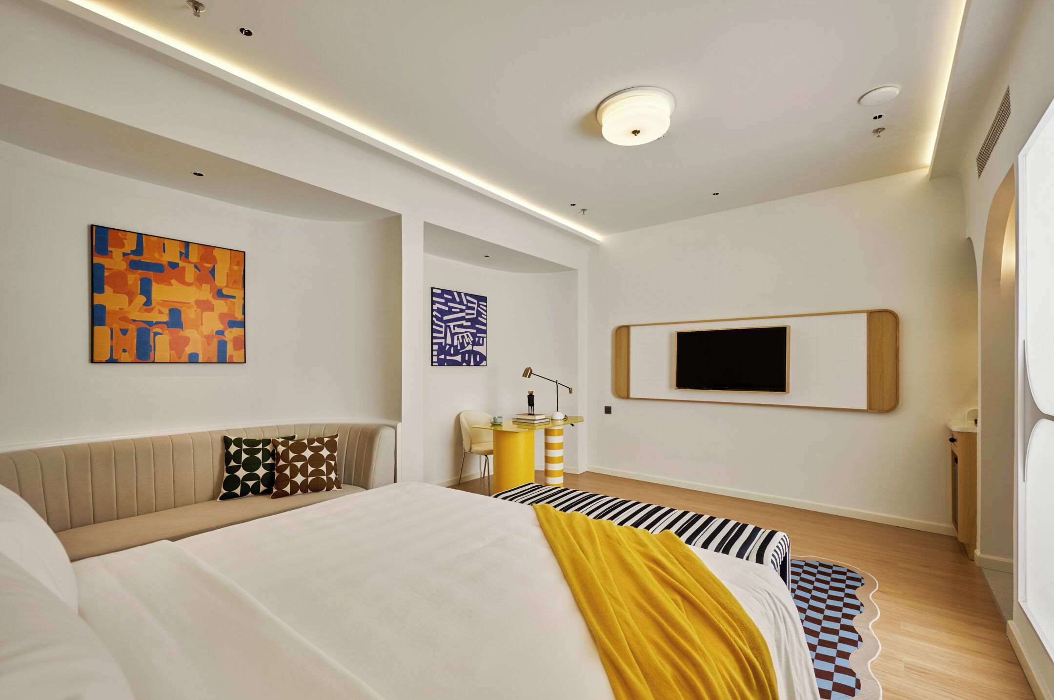 In-room safe, desk, blackout curtains, soundproofing