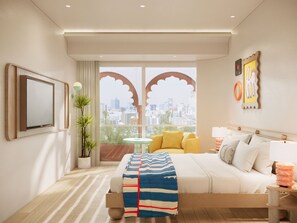 Premier Room, City View | In-room safe, desk, blackout drapes, soundproofing - Savvy by M Village Hai Ba Trung (Ho Chi Minh)