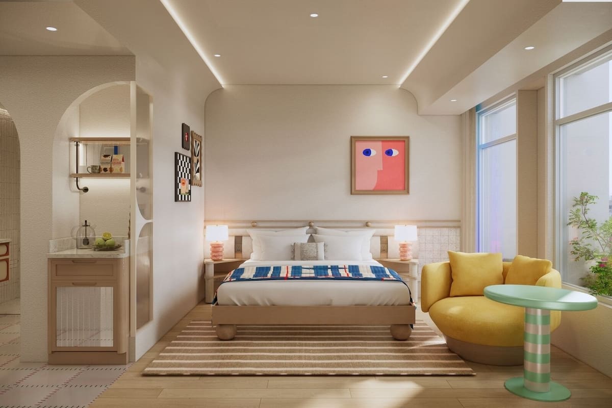 Habitación Deluxe, vistas a la ciudad | Caja fuerte, escritorio, cortinas opacas y sistema de insonorización