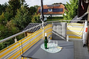 Outdoor dining - Holiday apartment with 2 bedrooms (Zempin)