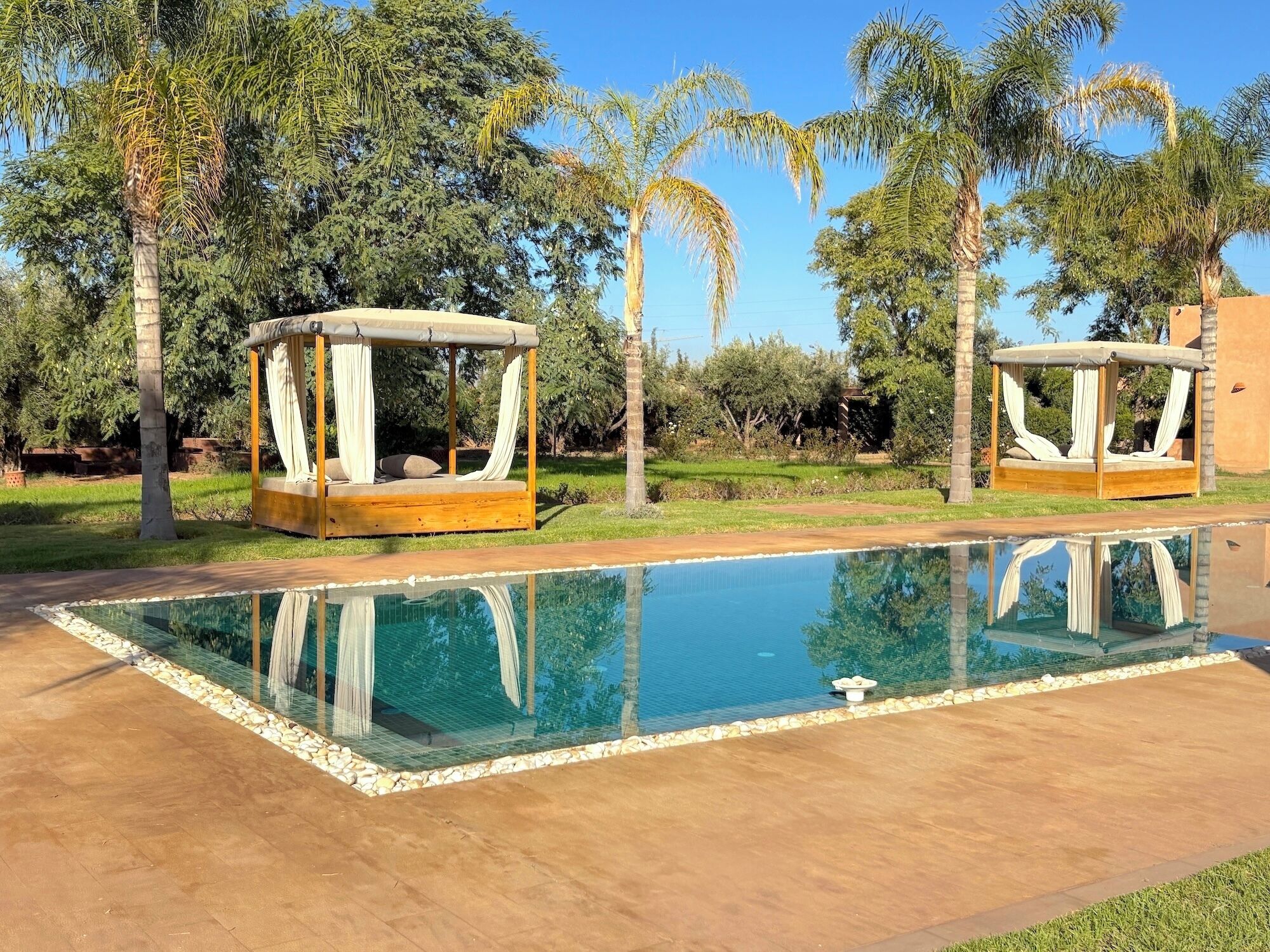 Alberca al aire libre 