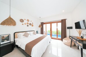 Iron/ironing board, WiFi, bed sheets - VILLA HARMAKA 2-bedroom villa with Private Pool (Kerobokan Klod)
