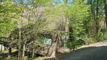 Vue depuis lâhĂ©bergement