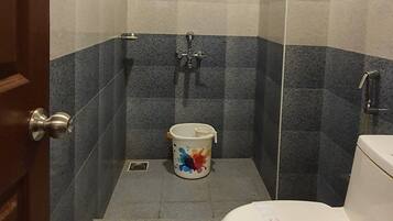 Standard Double Room, City View | Bathroom | Shower, free toiletries, towels, soap