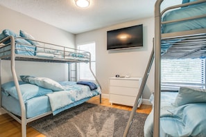 House, 3 Bedrooms, Smoking, Balcony | 3 bedrooms - Game Room Retreat Near Six Flags Sleeps 13 Tesla EV Charger Backyard Oasis (San Antonio)