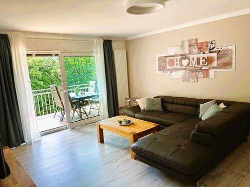 Ferienwohnung Sauerland an der Ruhr mit Garten