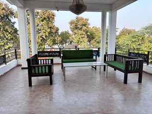 In-room safe, desk, laptop workspace, soundproofing - R D Palace and Resort (Bakshi Ka Talab)