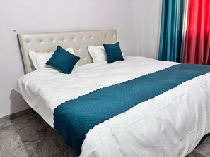 In-room safe, desk, laptop workspace, soundproofing - R D Palace and Resort (Bakshi Ka Talab)