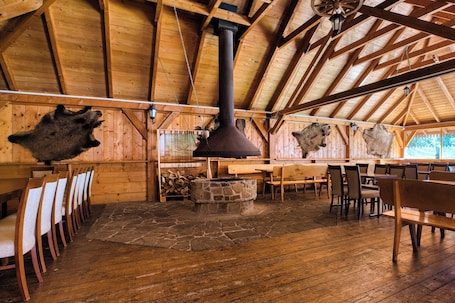 BBQ/picnic area. Hotel Muszyna