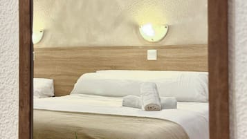 Premium bedding, memory foam beds, iron/ironing board, cribs/infant beds