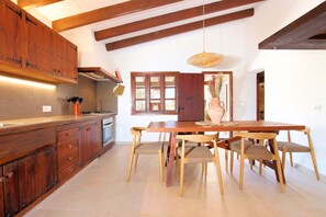 Dining - Finca Casou | Pollensa | Spacious countryside retreat with pool for. (Pollensa)