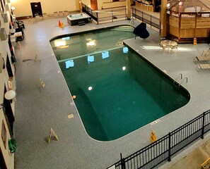 Indoor pool, a heated pool