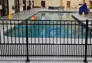 Indoor pool, a heated pool