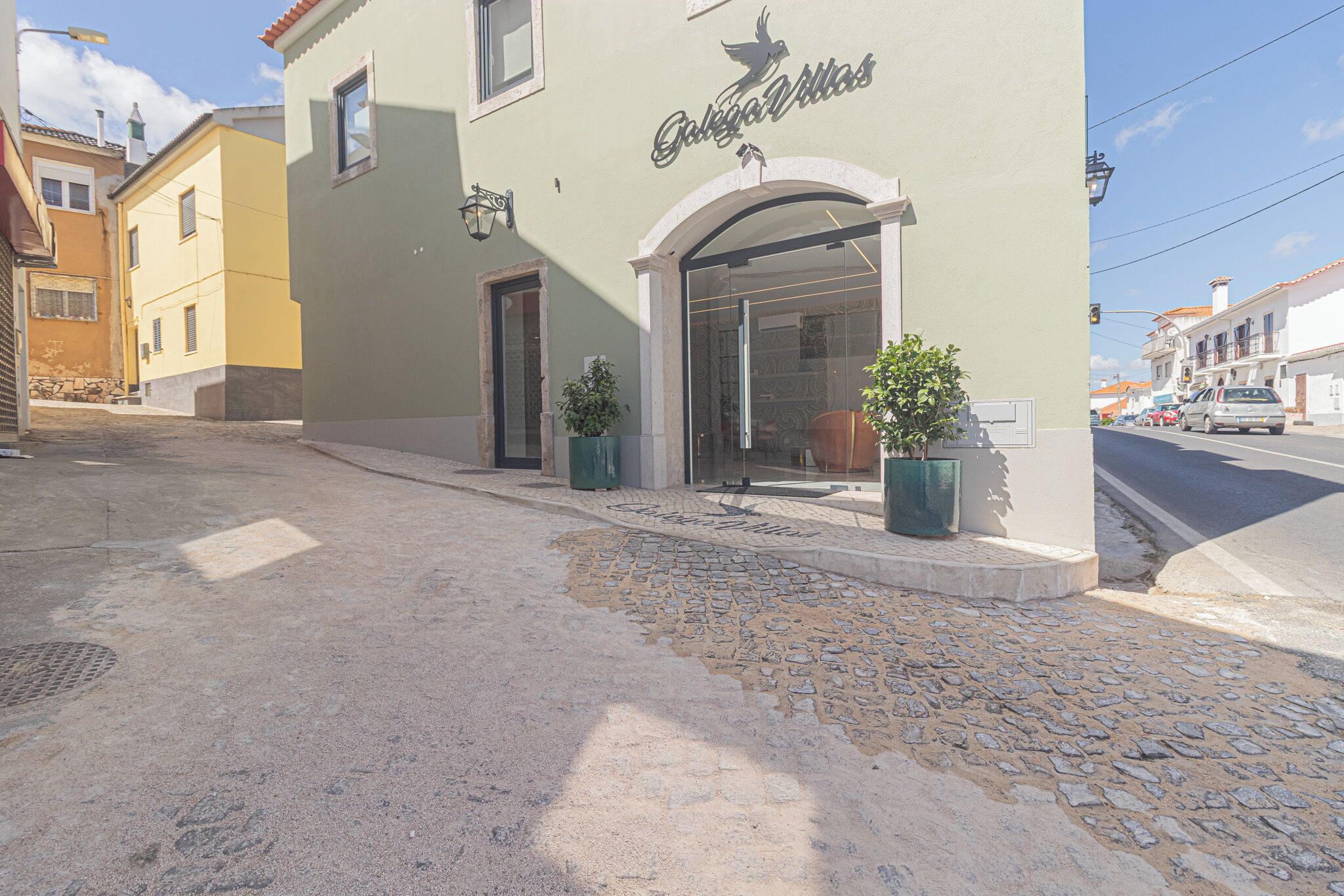 Fassade der Unterkunft