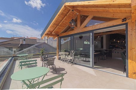 Terraza en la azotea. Galega Villas