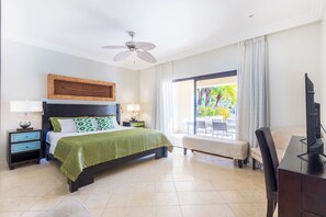 In-room safe, desk, iron/ironing board, free WiFi - Tropical Privacy in Cap Cana: 3BR Condo with Picuzzi & Garden Terrace (Punta Cana)