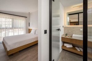 2 bedrooms, iron/ironing board, free WiFi, bed sheets - Alma Luxury Villas Dafni, Villa (Ialysos)