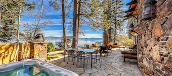 Valhalla Lakefront by Tahoe Getaways-6BR West Shore, Pet-Friendly w Private Pier, Buoy, Hot Tub, A/C