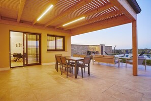 Outdoor dining - Villa Zagara di Calatubo | Alcamo Marina | Private Pool | Countryside Views (Alcama)