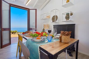 Dining - Casa Armonia | Scopello | Infinity Pool | Sea-View Veranda | Peaceful Hillside. (Castellammare del Golfo)