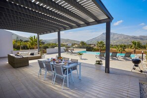Outdoor dining - Casa Fior di Mandorla | Castellammare del Golfo | Sea View | Infinity Pool (Castellammare del Golfo)