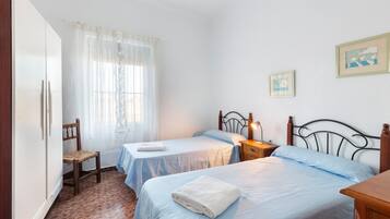 1 quarto, roupa de cama