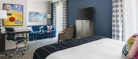 Desk, iron/ironing board, WiFi, bed sheets