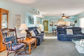 Apartment (2 Bedrooms) | Interior - Private Balcony w/ Gulf Views: Indian Shores Condo (Indian Shores)