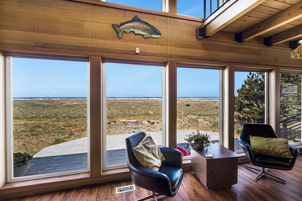 House (4 Bedrooms) | Interior - Fantastic Beach View! Oregon Escape w/ Game Room (Seaside)