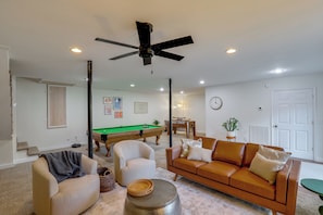 House (5 Bedrooms) | Front of property - Covered Deck & Fire Pit: Weaverville Getaway! (Weaverville)