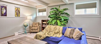 靠近市中心的三臥室度假屋，附壁爐