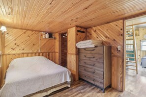 House (1 Bedroom) | Interior - 1BR Cabin on Farm w/ Fire Pit, Pond & Treehouse (Maysville)