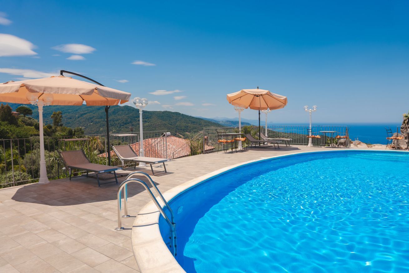 Una piscina riscaldata