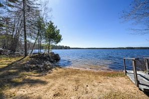 Beach - New for 2026! Thomas Pond Cottage with Sandy Beach, Firepit & Lake Views (Raymond)