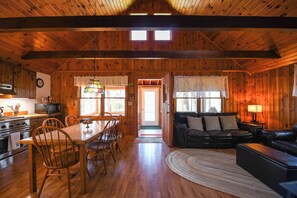 Interior - New for 2026! Thomas Pond Cottage with Sandy Beach, Firepit & Lake Views (Raymond)