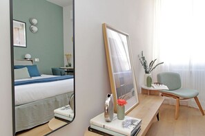 2 Schlafzimmer, Zimmersafe, Bügeleisen/Bügelbrett