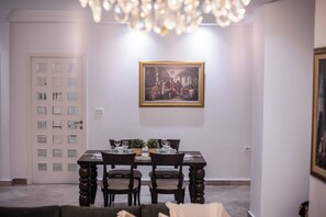 Apartment, 2 Bedrooms | Dining room - Charming Apartment With Panoramic Views in Historic Carthage (Sidi Bou Said)