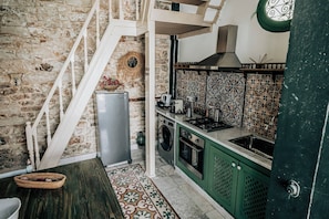 Departamento, 2 habitaciones, para fumadores, balcón | Cocina privada