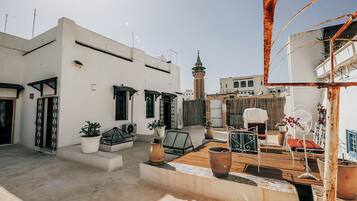 Leilighet, 2 soverom, røyk, balkong | Terrasse/patio