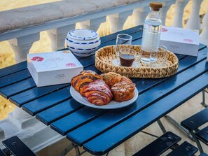 Apartment, 3 Bedrooms, Smoking | Outdoor dining - La Vague Bleue Apartment With Feet in the Water (La Marsa)
